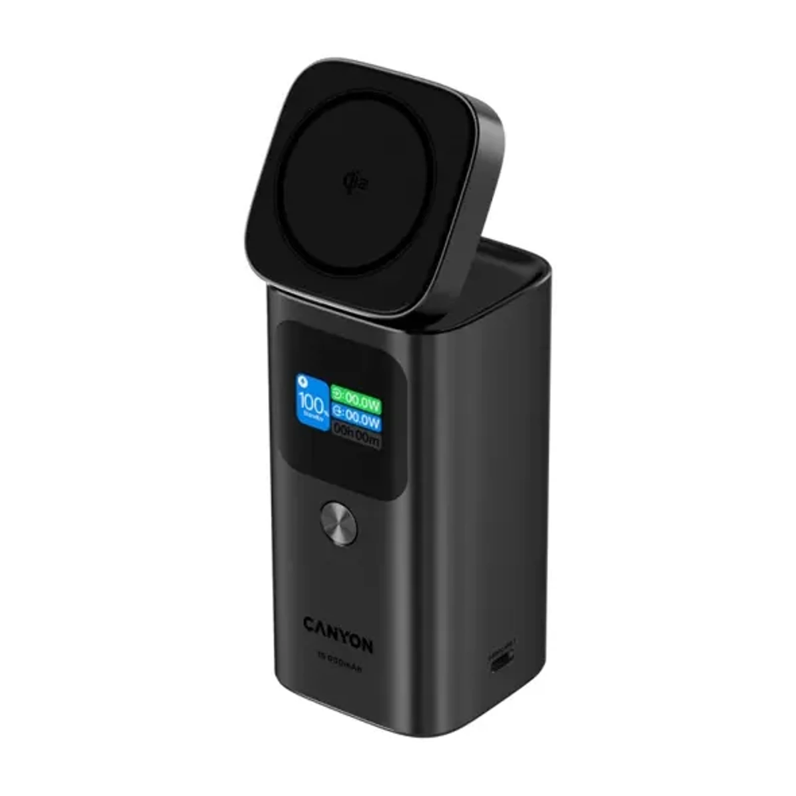 Qi2 magnetic power bank OnPower 150 15000mAh Aluminium Dark