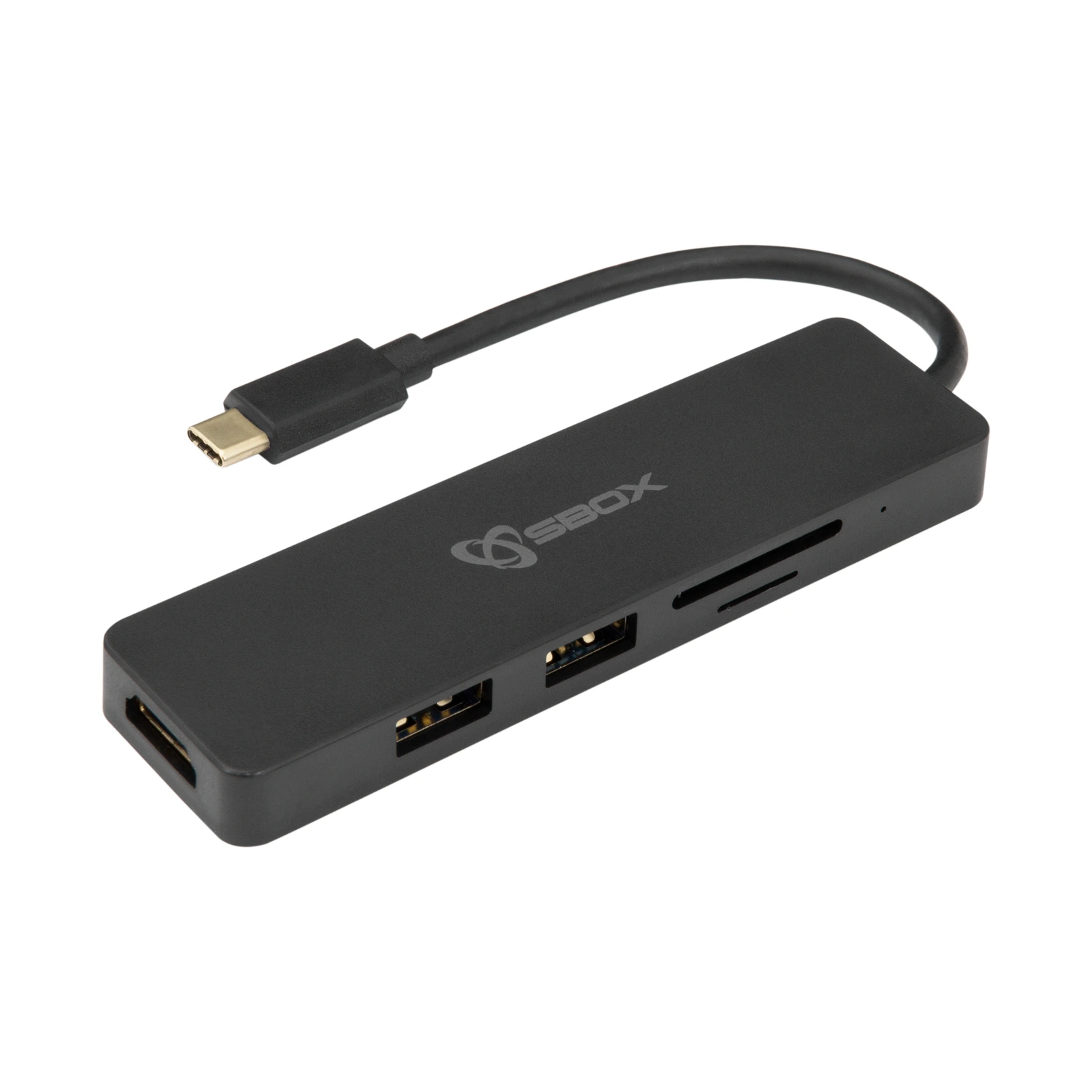 ADAPTER USB TYPE-C->HDMI/USB-3.0/SD+TF - 5u1 - TCA-51